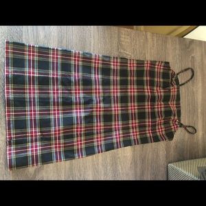Super cute plaid garage dress